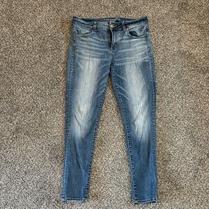 American Eagle Outfitters Faded Blue Skinny Jeans